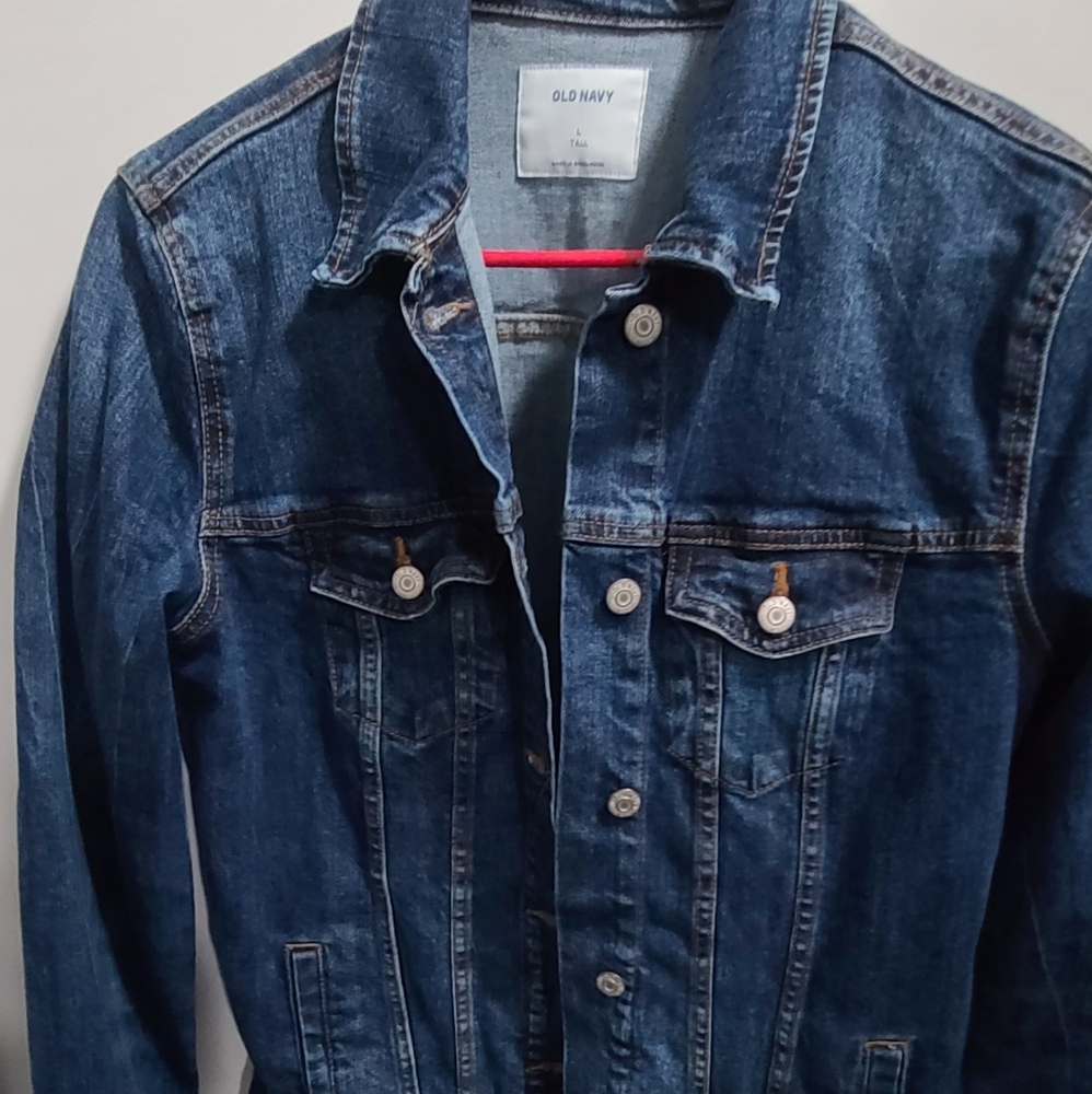 Old navy women's large tall Jean jacket